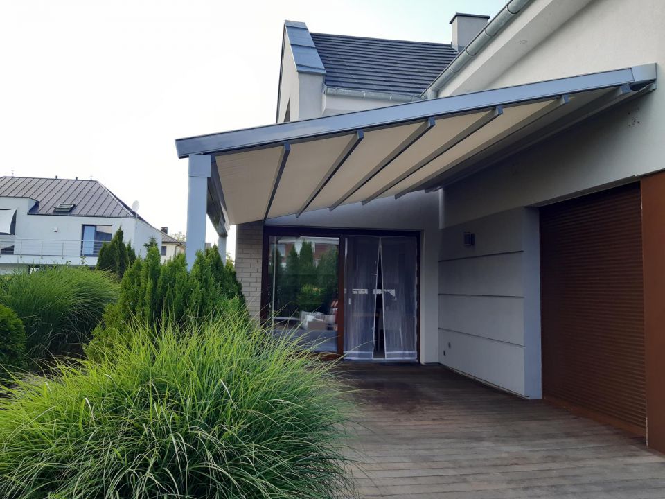 Pergola segmentowa pergola Square - przykładowe realizacje.